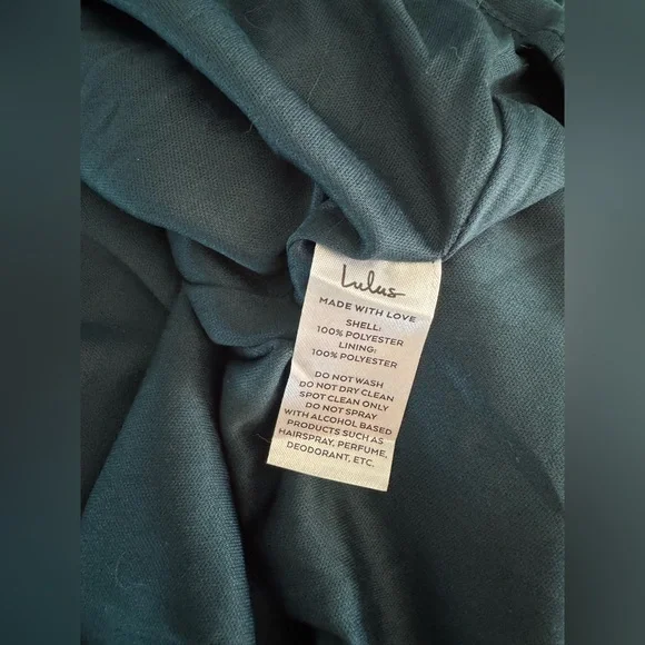 NWOT | Lulus | Captivated Emerald Green Cowl Neck Maxi Dress | Sz S - Picture 10 of 12